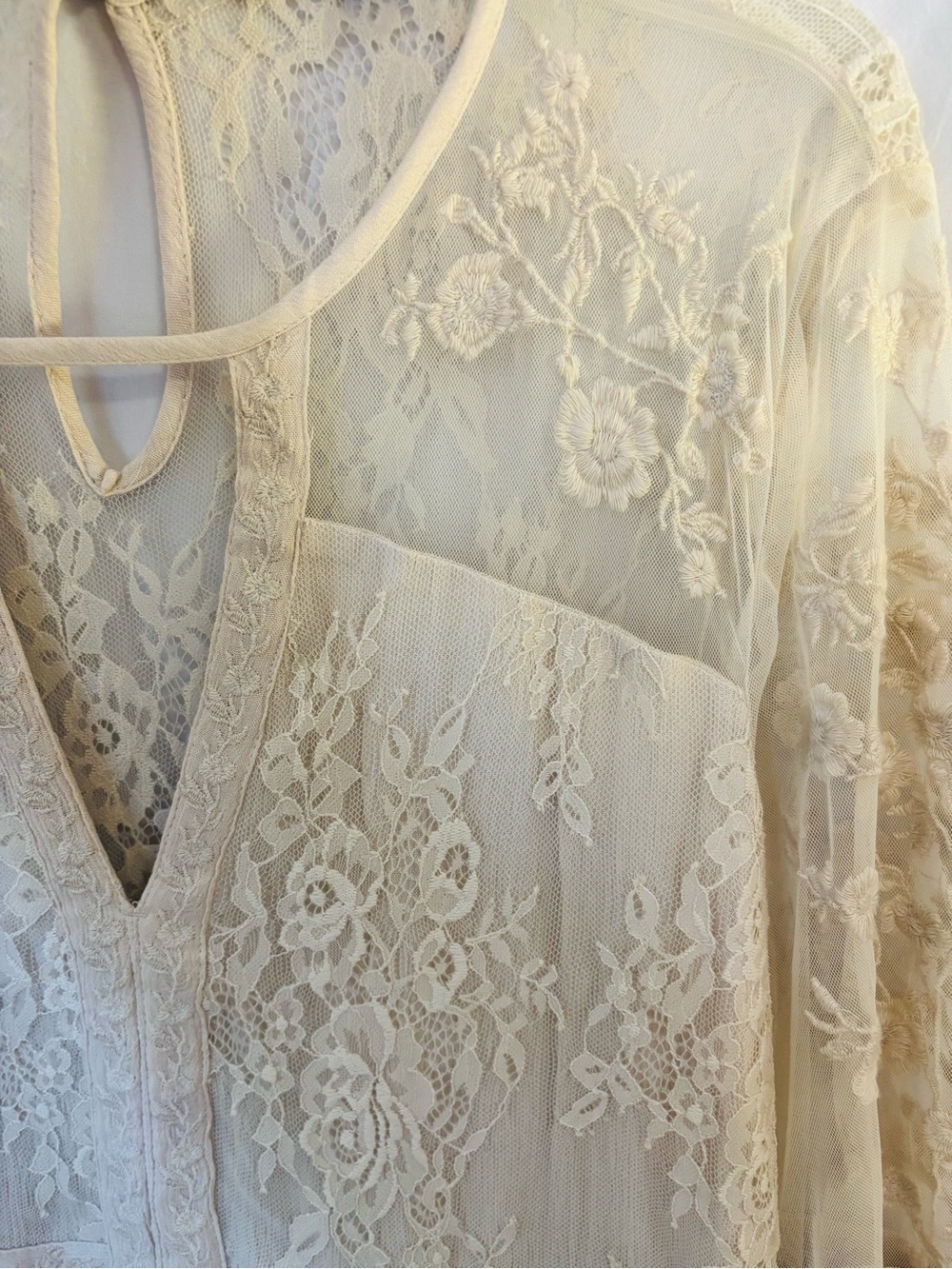 American Eagle Outfitters Boho Bridal Top XXL - Picture 4 of 9